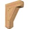 Ekena Millwork Traditional Craftsman Smooth Bracket, Western Red Cedar, 5 1/2"W x 20"D x 24"H BKT06X20X24TRA04SWR - alternate 1